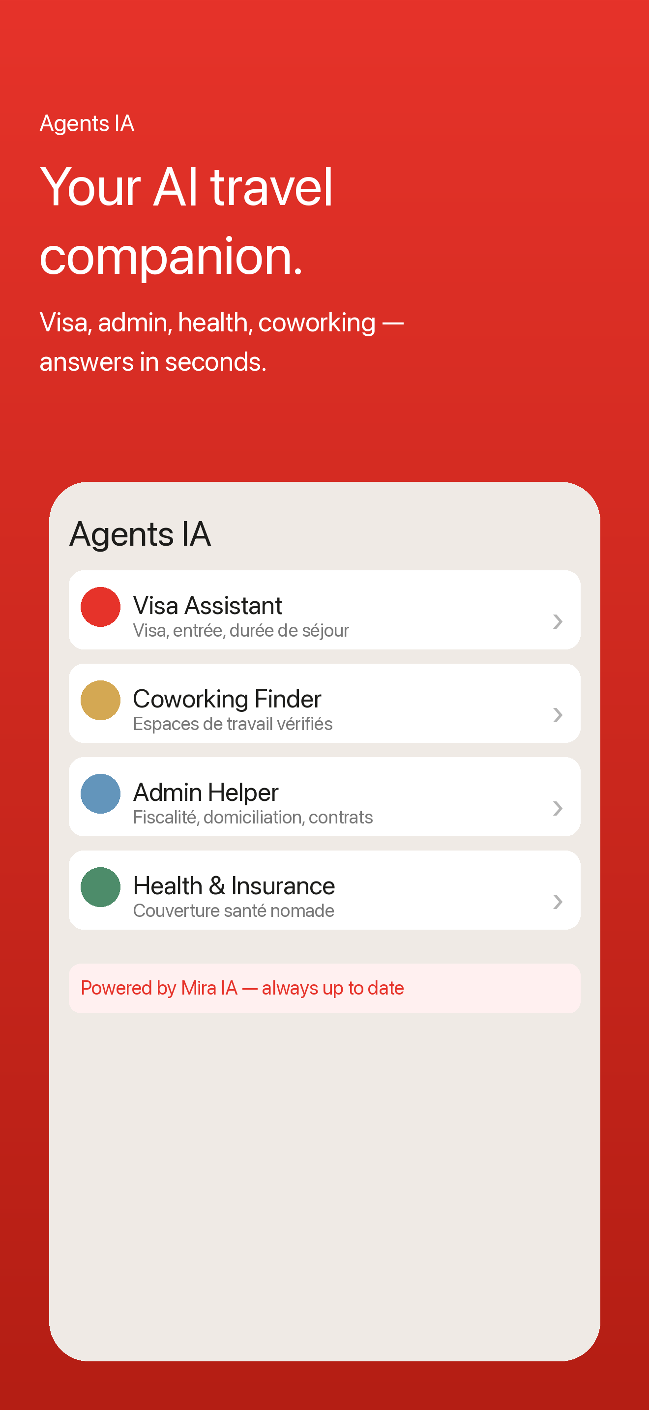 Alerts — and advice that concerns you